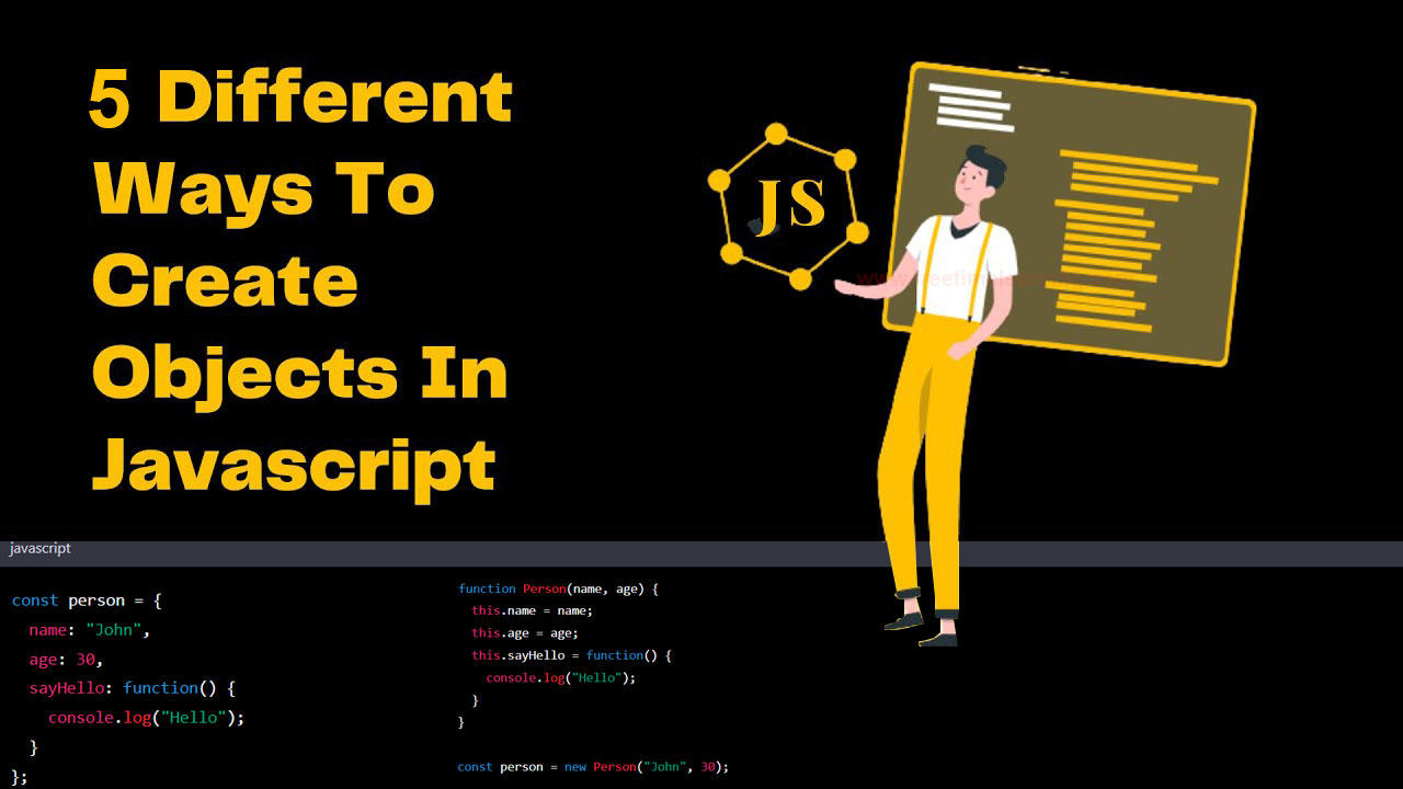 5 Different Ways to Create Objects in JavaScript