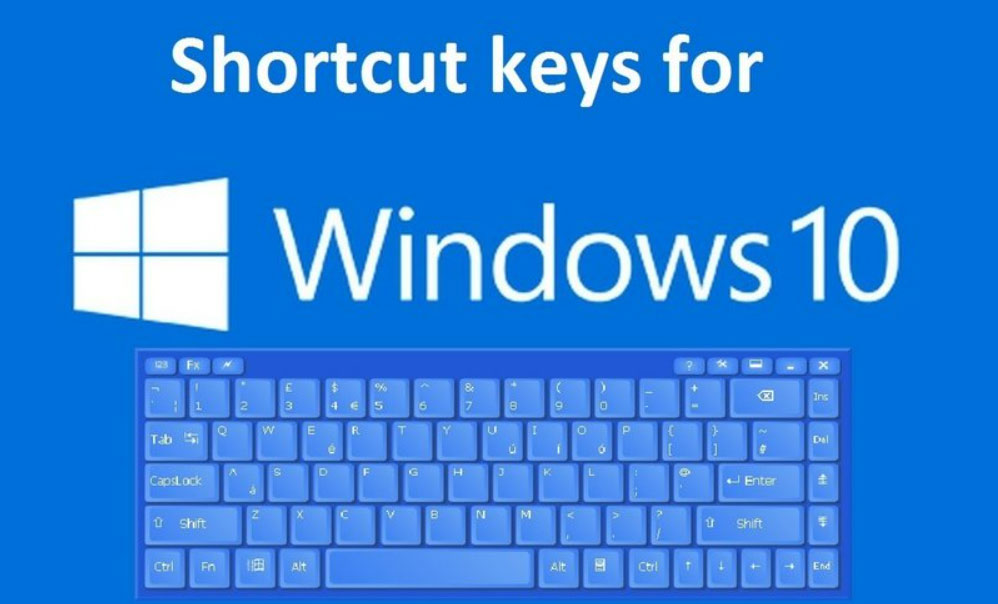 Microsoft Windows 10 keyboard shortcuts are keys or combinations of keys