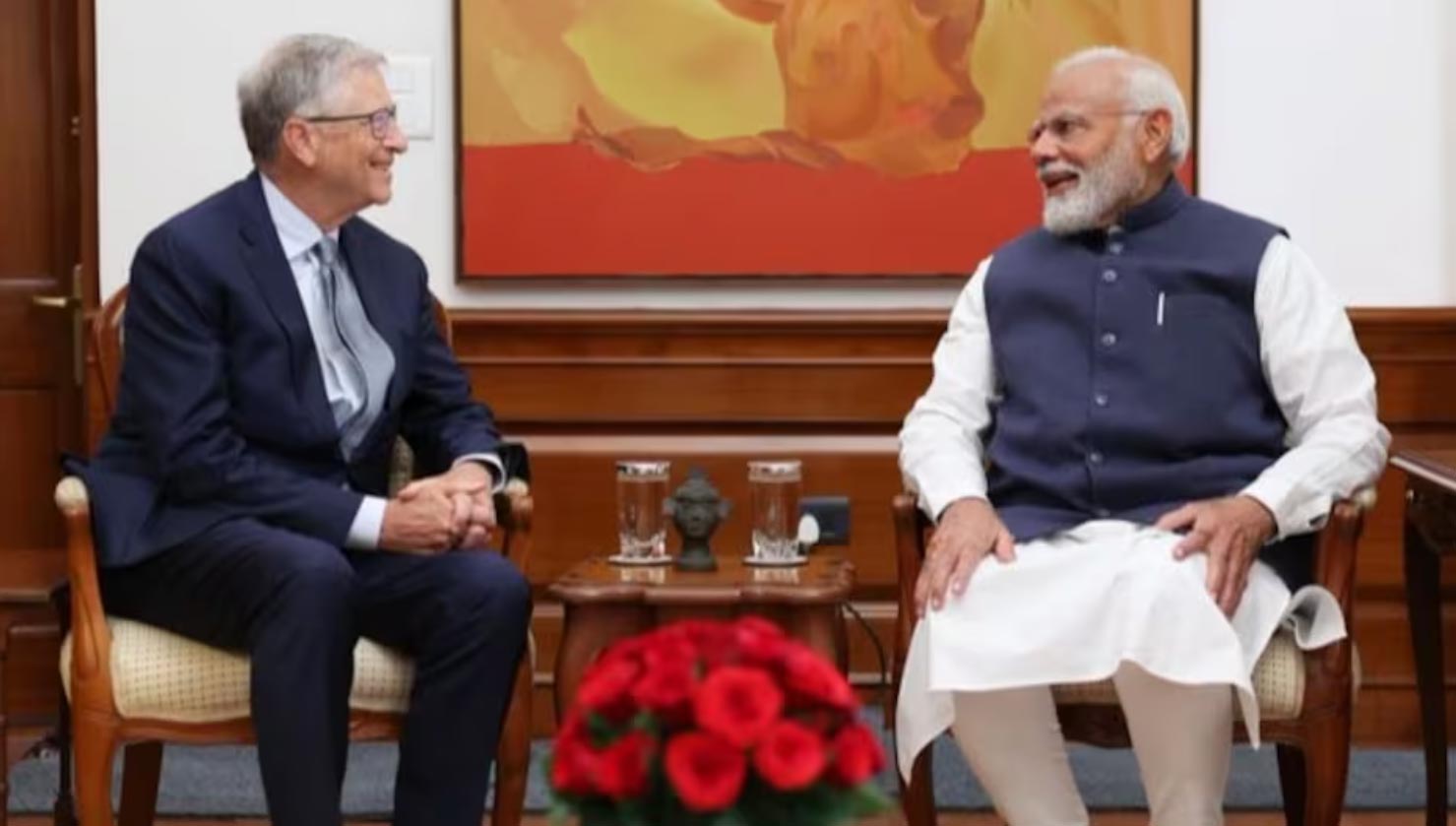 Bill Gates lauds PM Modi's vision of Digital India