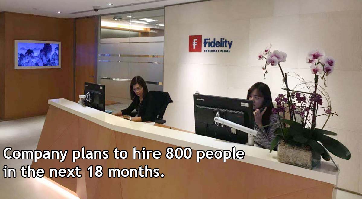 Fidelity International will hire 800 people at the Bangalore facility