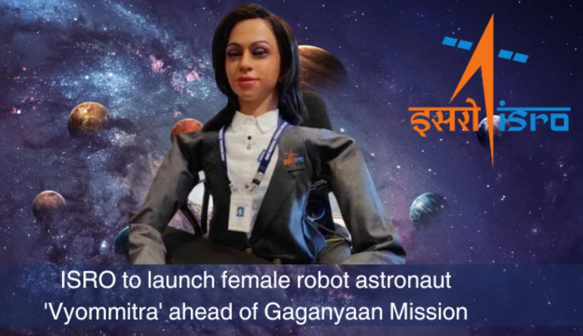 India's first women robotic astronaut Vyommitra set for space