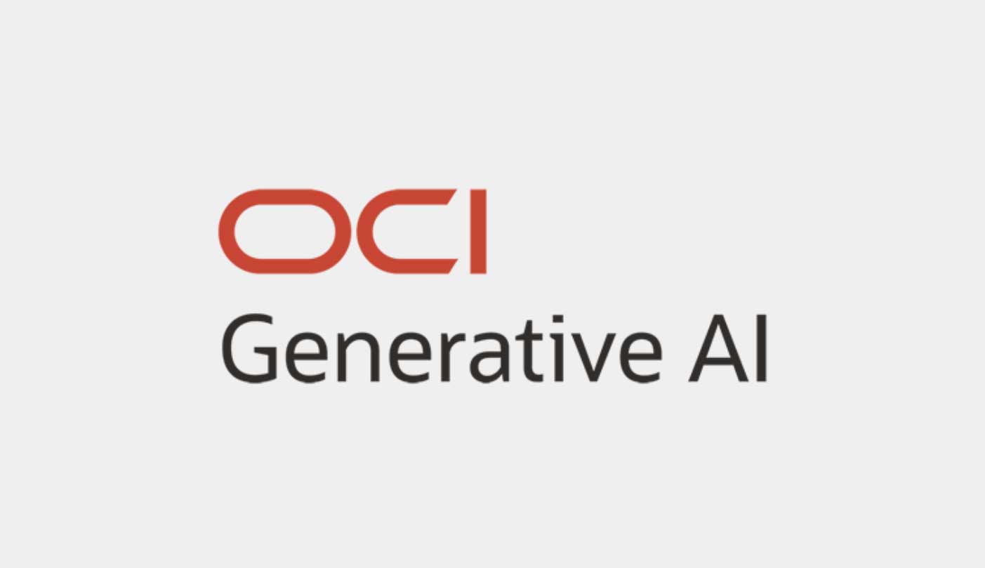 Oracle generally makes a fully managed service available for GenAI