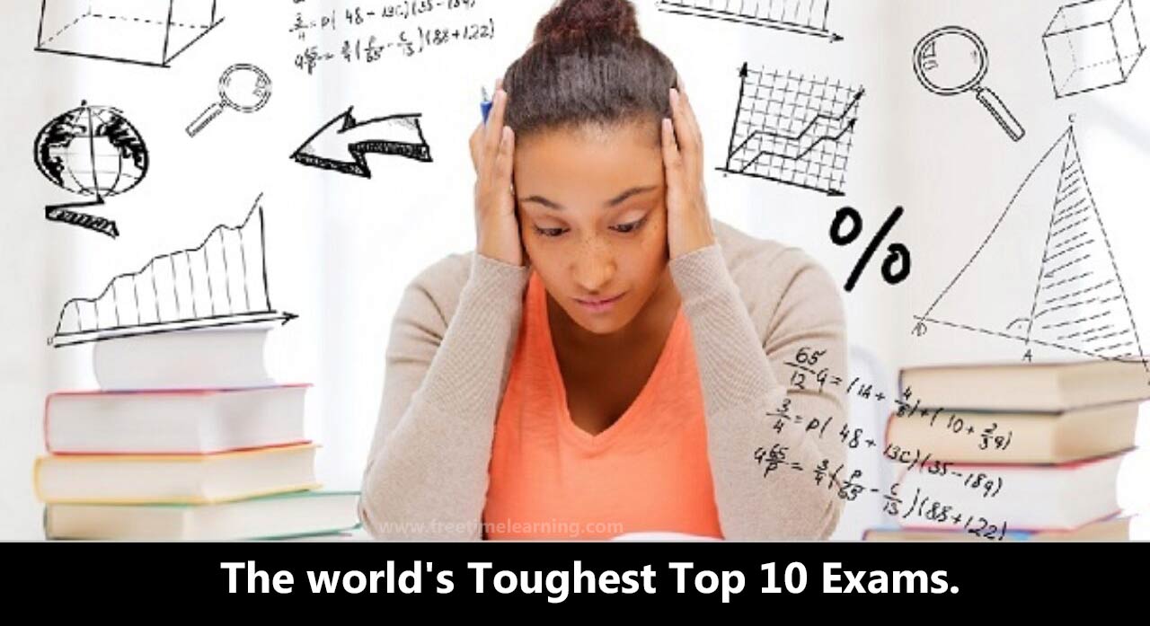 The world's Toughest Top 10 Exams.