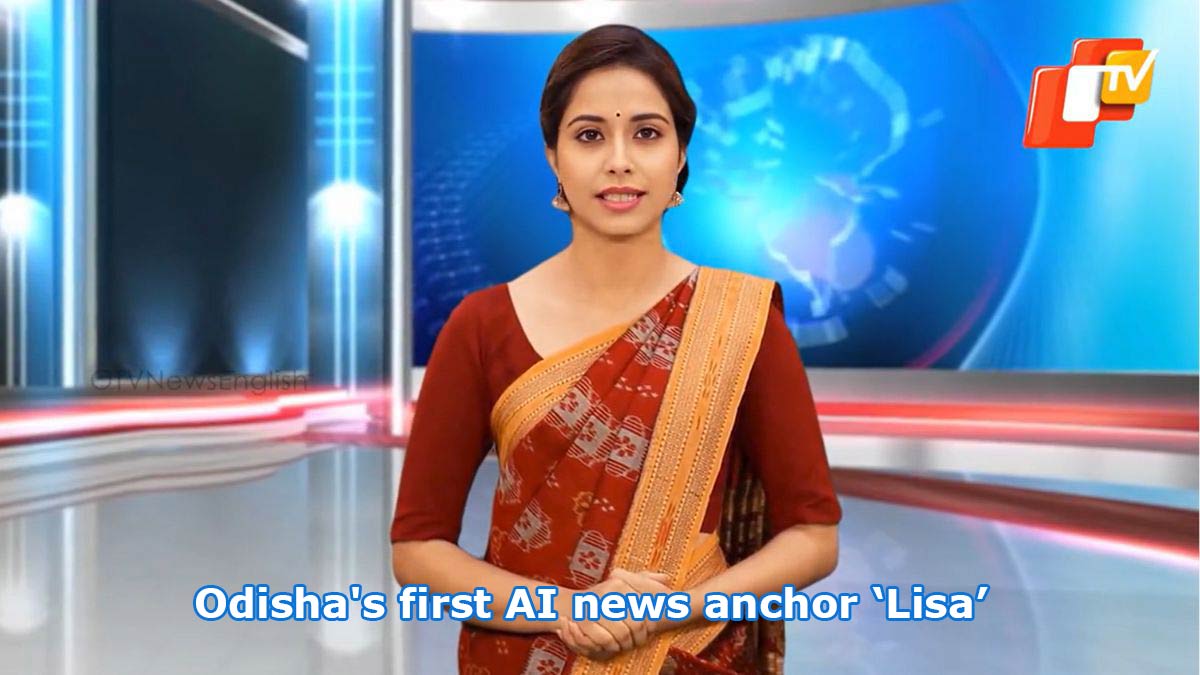 Odisha's 1st Artificial Intelligence news anchor 'Lisa'